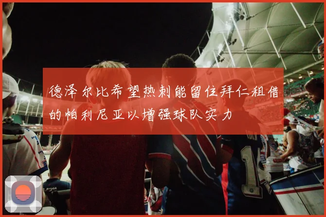 德泽尔比希望热刺能留住拜仁租借的帕利尼亚以增强球队实力